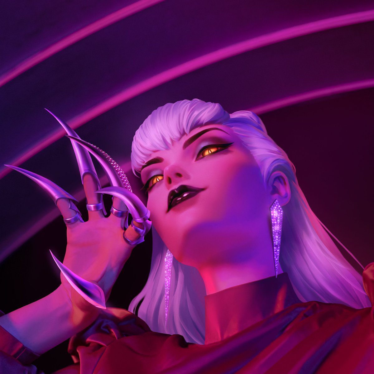 Evelynn venom lip gloss