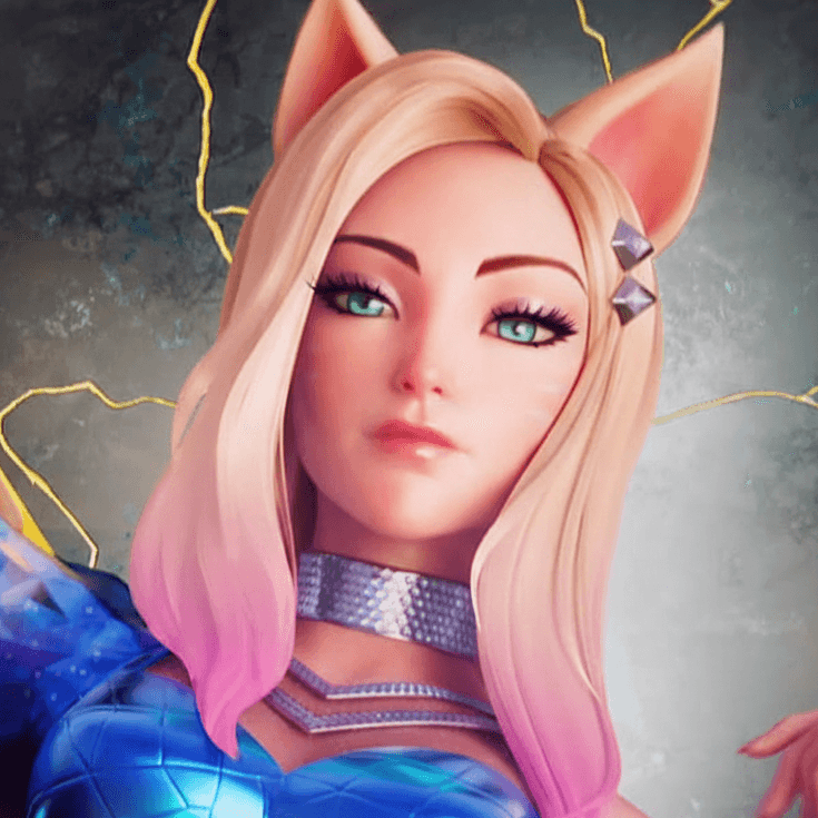 ahri maquillage portrait