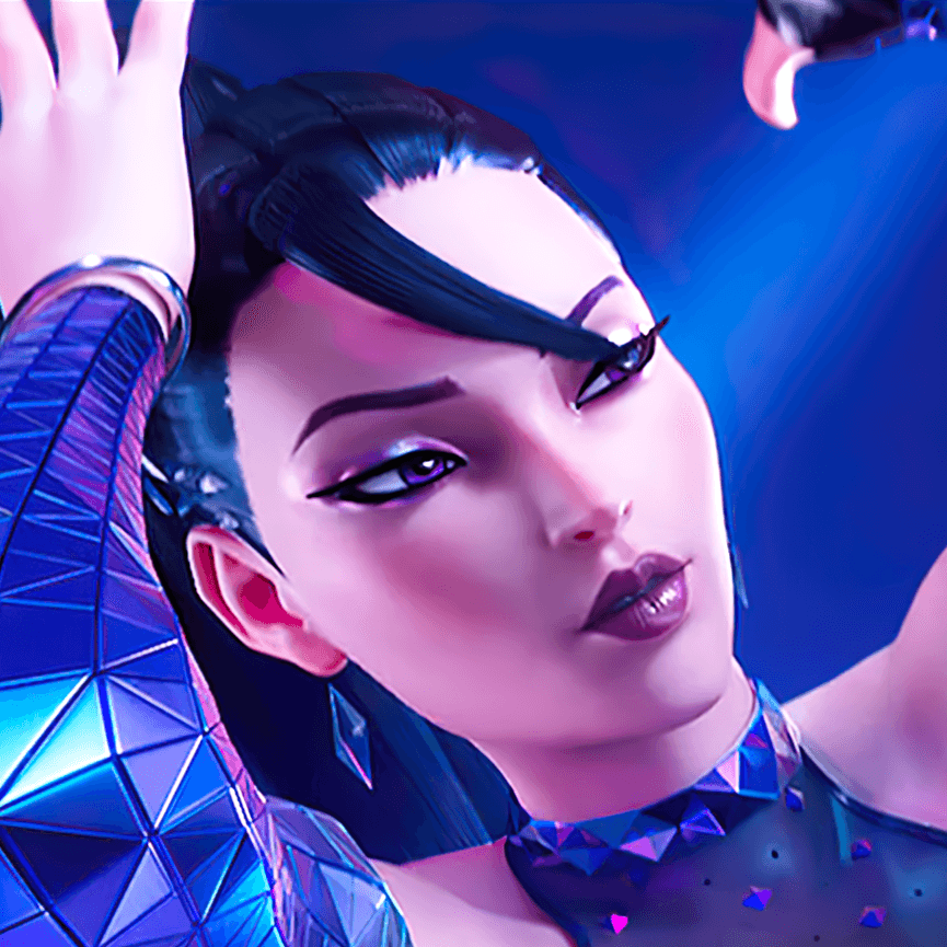 kai'sa close up maquillage bullet angel lipstick prisma k/da