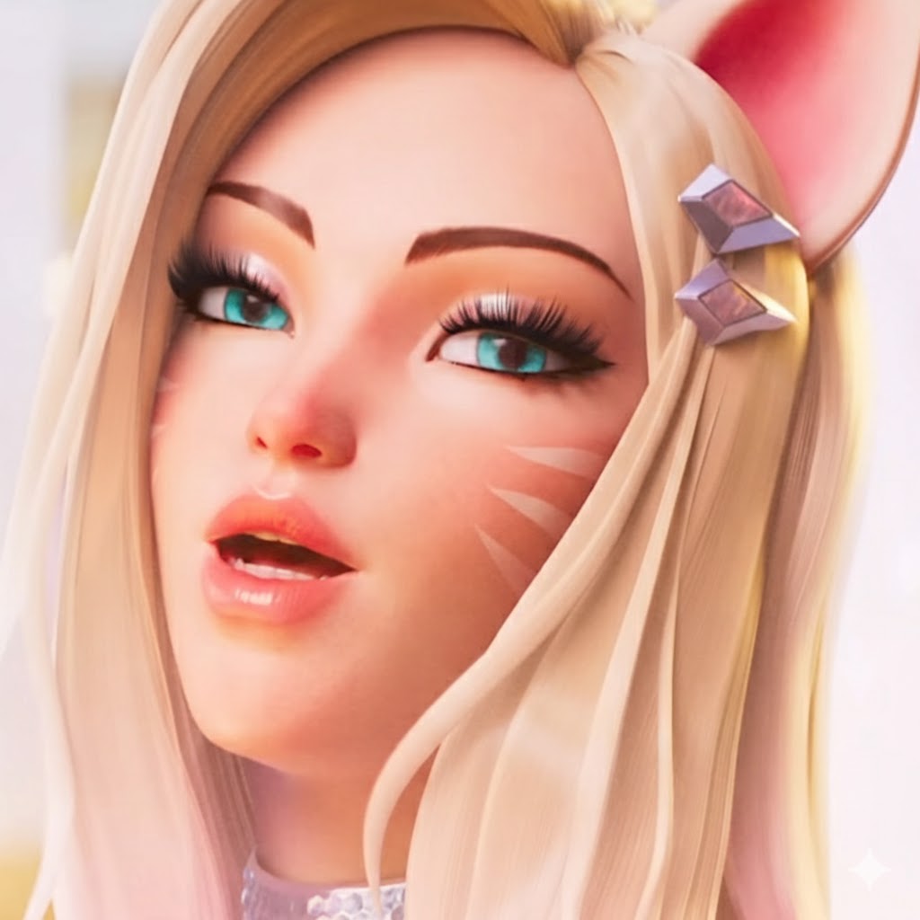 close up ahri longs cils